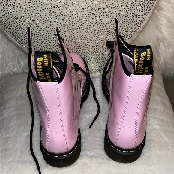 Dr. Martens Pink Lace-Up Boots - Picture 2 of 2